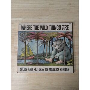 Where the Wild Things Are Maurice Sendak Vintage 1984 Harper Trophy PB Inscribed
